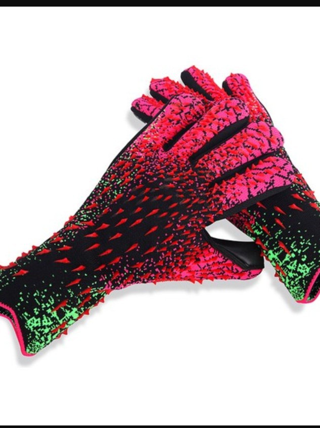 Football Goalkeeper Gloves for Children and Adults, Special Thickened Wear-Resistant Breathable Latex Football Gloves for Cross-Border Games