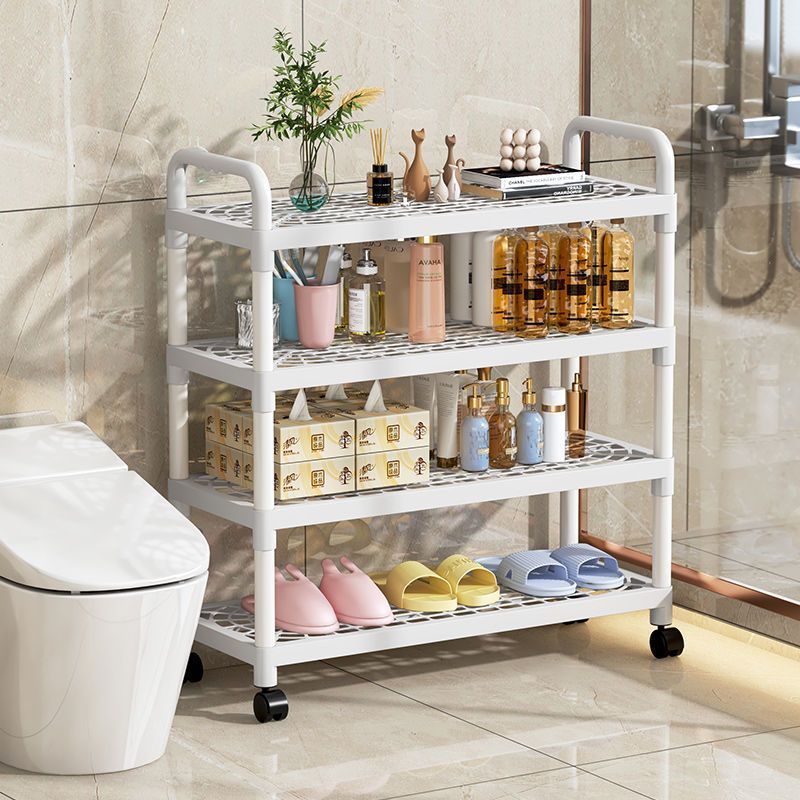 Multi-Layer Shoe Cabinet for Rental Housing, Student Home Balcony Flower Rack with Wheels, Shoe Rack Storage, Mobile Dormitory Door Delivery