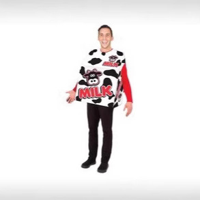 Костюм для косплея на Хэллоуин, смешной, для взрослых, молочный коробок