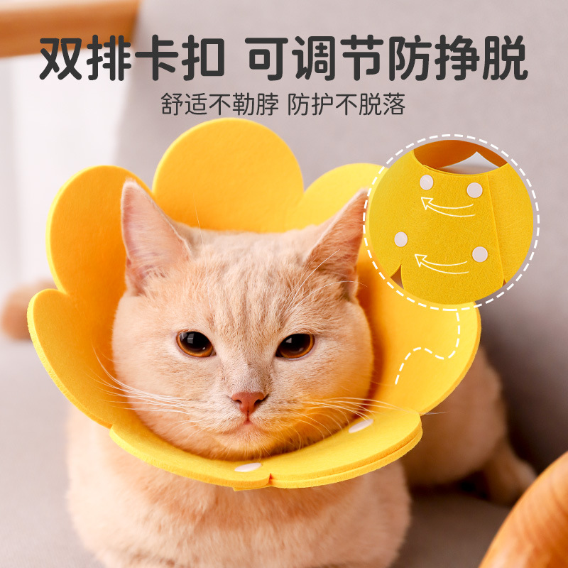 Elizabeth Circle Cat Sterilization Collar Cat Headgear Anti-bite Neck Elizabeth Circle Dog Neck Pet Supplies