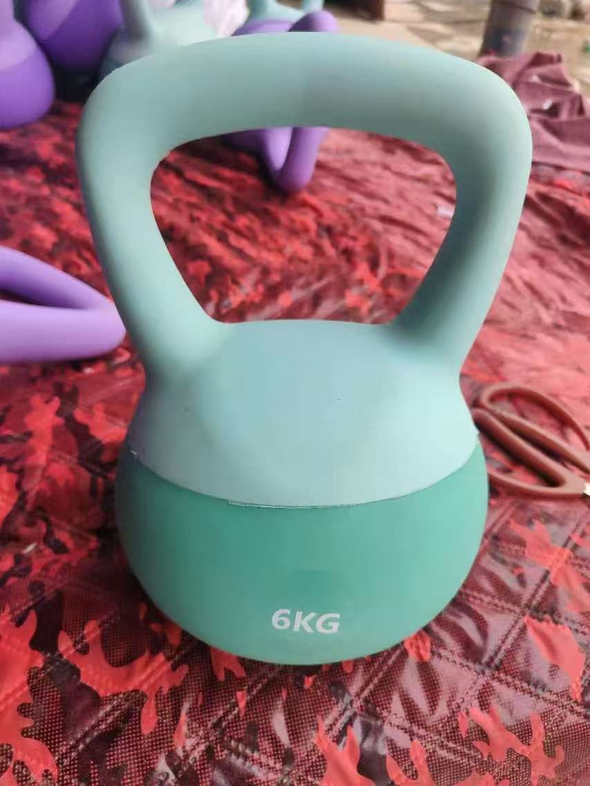 Soft Silicone Kettlebell Men's and Women's Home Fitness Equipment Thin Belly Soft Swing Pot Dumbbell Weight Loss Ass
