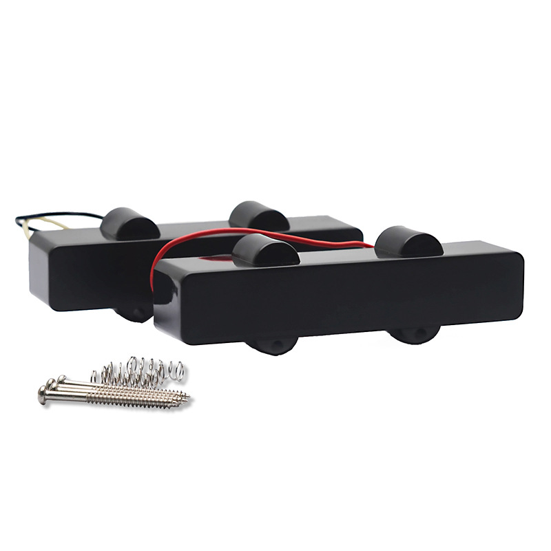 Jazz Four-String Five-String Jb Electric Bass Pickup Metal Open Single Coil Jb Electric Bass Pickup Black