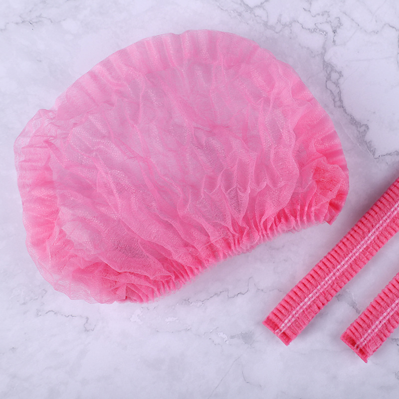 Wholesale Disposable Strip Hats Non-Woven Hats Dustproof Breathable Beauty Salon Food Catering Headgear Breathable Dustproof