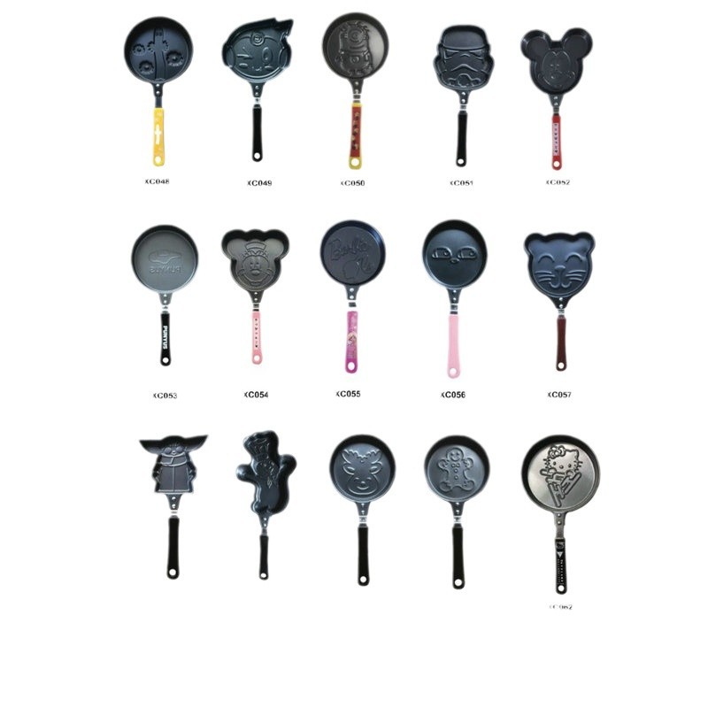 2024 New Cartoon Omelette Pan Kawaii Snoopy Home Breakfast Pan Mini Non-Stick Pan Omelette Pan Cross-Border