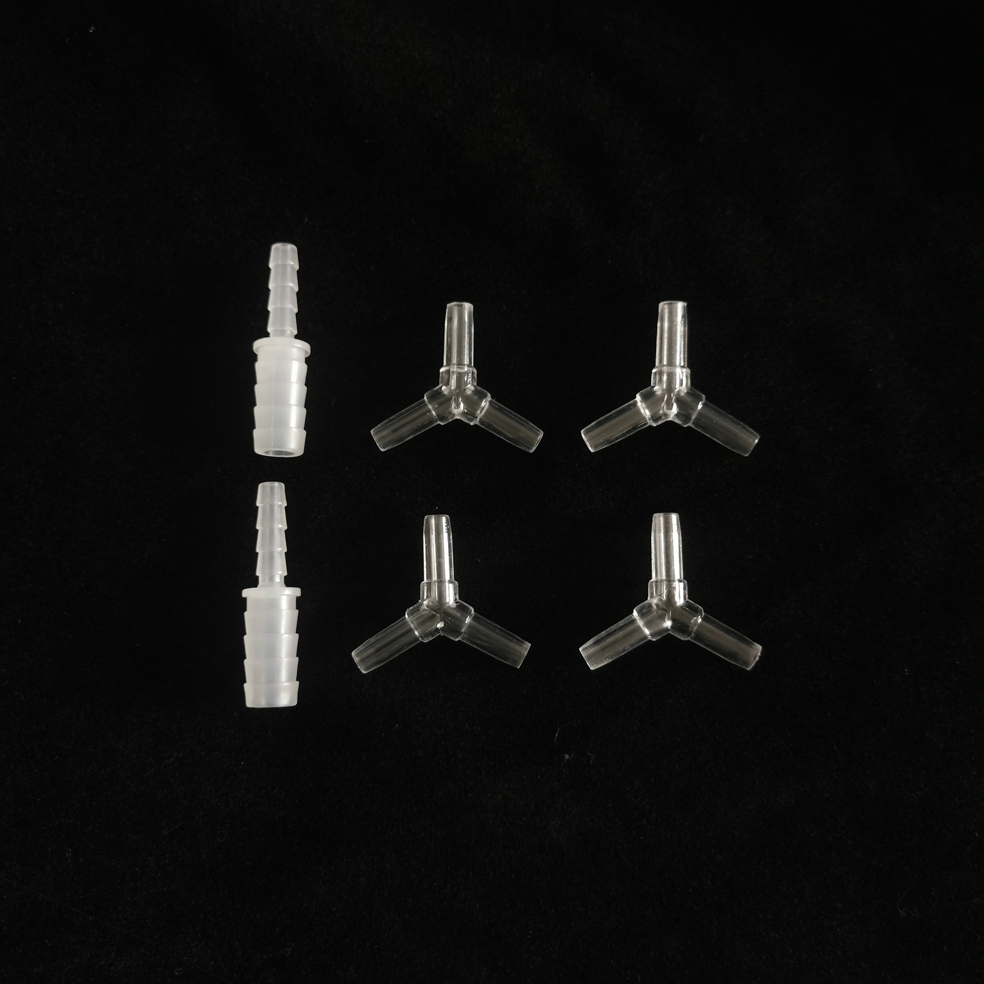 Fish tank oxygen pump oxygen pump accessories shunt 4mm three-way/four-way straight-through right-angle accessories aquarium supplies