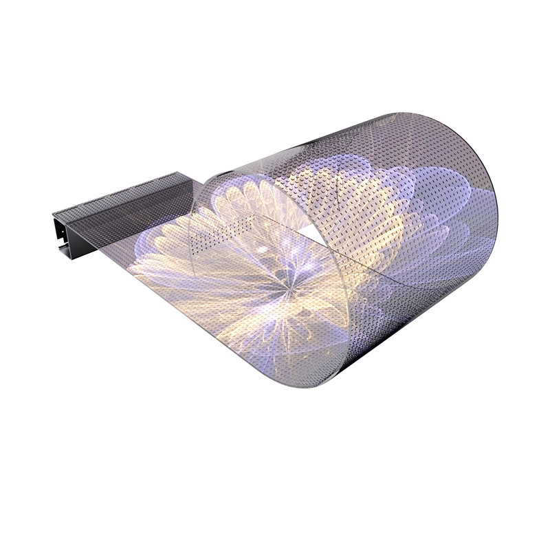 Transparent Led Display P10 Advertising Soft Film Crystal Led Screen for P4 Glass