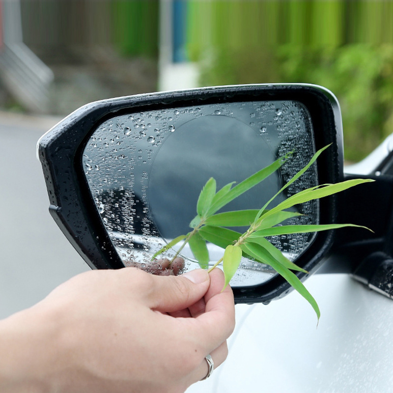 Car rearview mirror rainproof film side window HD water-repellent film reversing mirror full screen anti-fog nano waterproof film