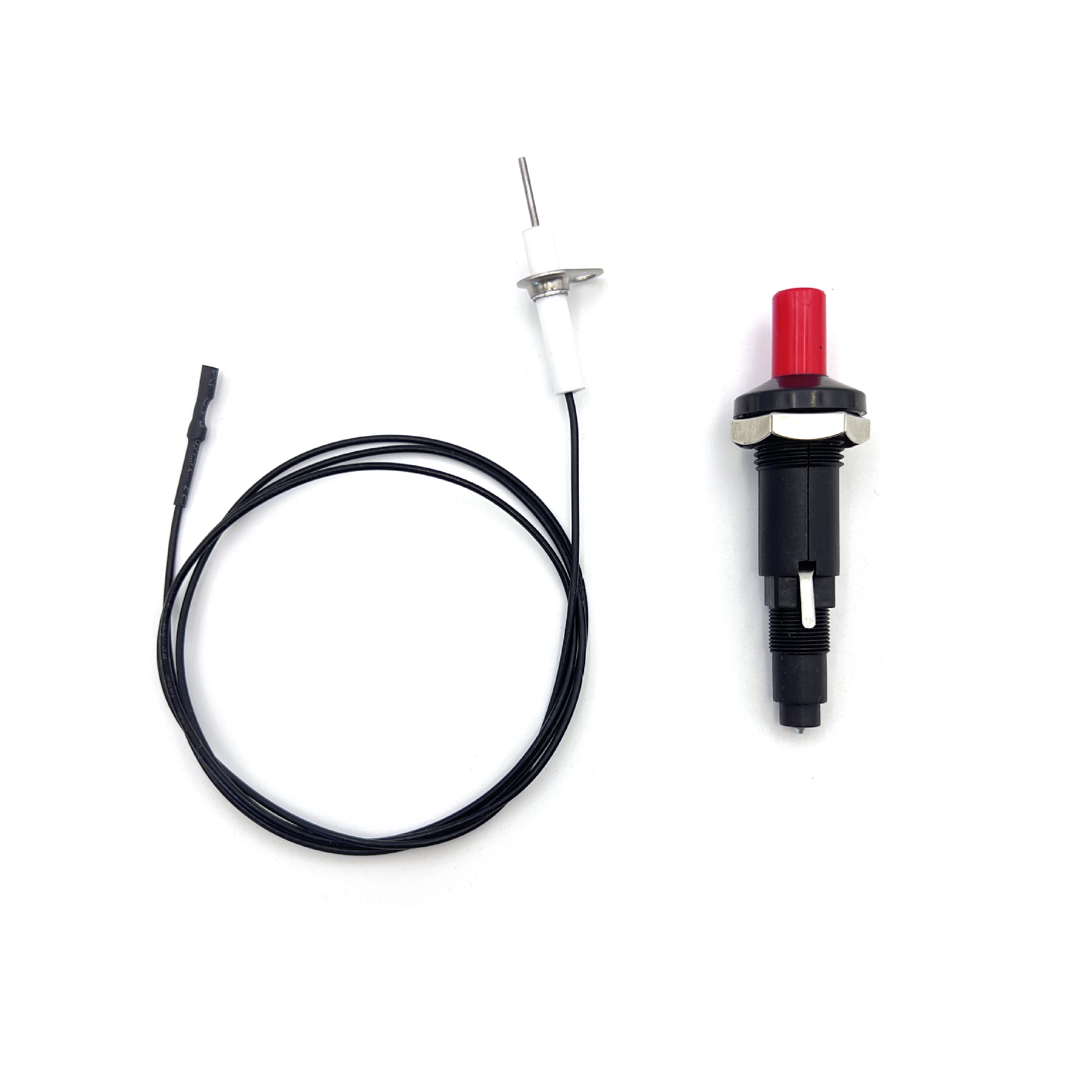 Ceramic Piezoelectric Ignition Set for Oven with 1 Outlet and 2 Igniters, Including Ignition Needle Oven Accessories