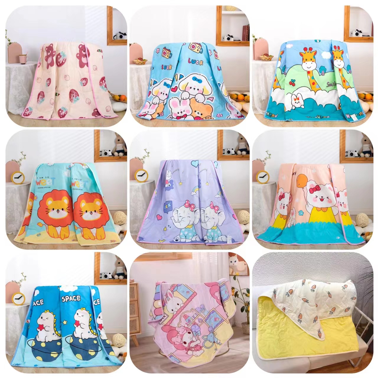 Новый продукт для микро-бизнеса стирка хлопка детское одеяло летнее прохладное одеяло детское одеяло для детского сада одеяло для сна детей одеяло для кондиционера