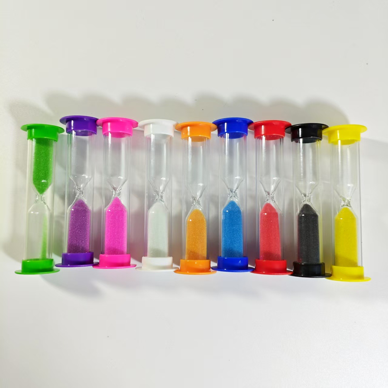 Children's Hourglass Timer 1 Minute Anti-Fall Plastic Board Game Accessory Small Gift Glass Quicksand Creative Timer
