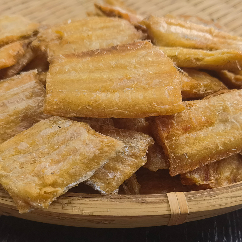 Ready-To-Eat Hairtail Crispy Hairtail Crispy Hairtail Cravings Seafood Small Fish Dried Fish Meat Hairtail Mid-Section Snacks Snacks Snacks