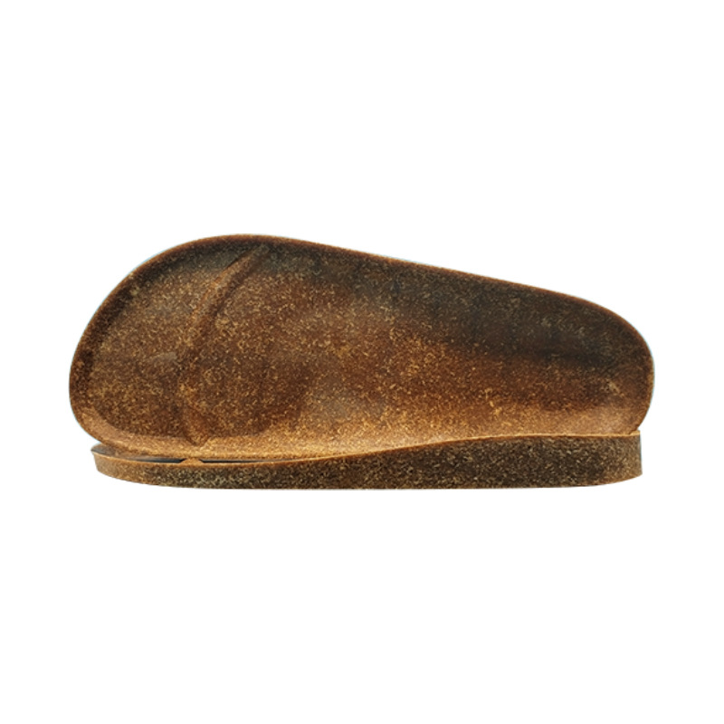 Factory Direct Sales Birkenstock-Style Wooden Midsole Pvc Fashion Sole Semi-Finished Sandals Outsole