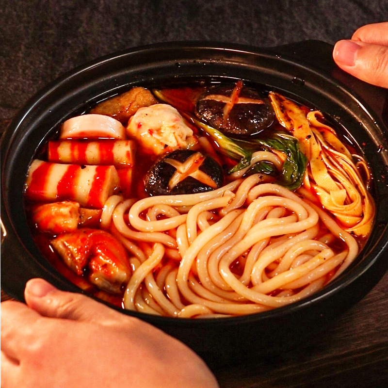 Northeast Boyle Crossing Bridge Rice Noodle 350g Spicy Rice Noodle Casserole Rice Noodle Convenient Fast Food Bag Vacuum 3 Pack Material