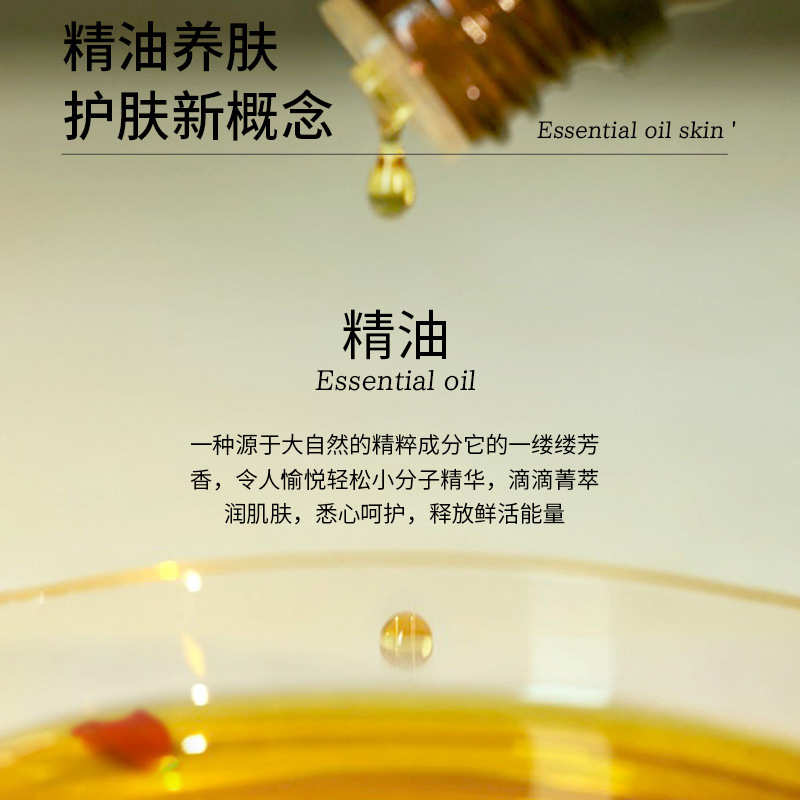 Han Ji rose wormwood essential oil beauty salon body scraping massage skin care products ginger essential oil one-piece delivery