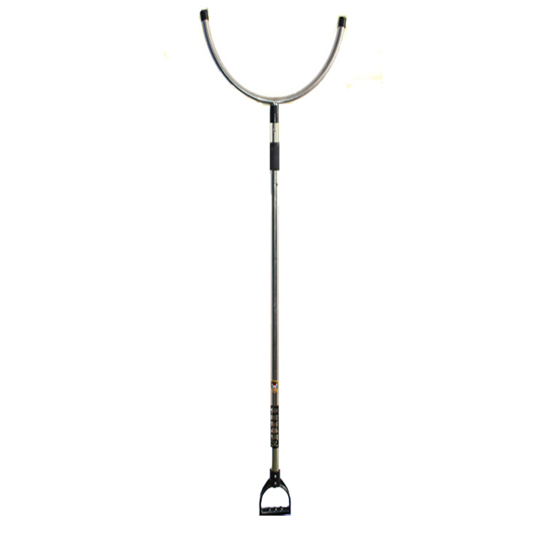 Explosion-Proof Steel Fork, Anti-Riot Folding Fork, Retractable Aluminum Alloy Waist Fork, Foot Fork Catcher, Security Equipment Eight-Piece Set