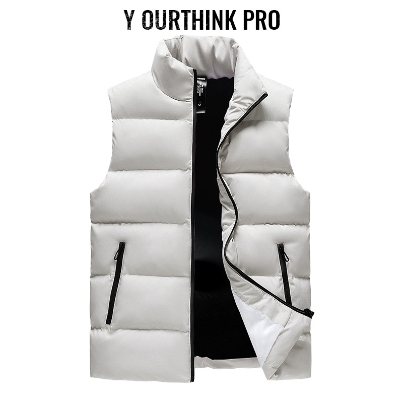 Cross-Border Pod Sleeveless down Vest Customized 3D Digital Printing Full-Print Fleece-Lined Vest Jacket Customized for Winter