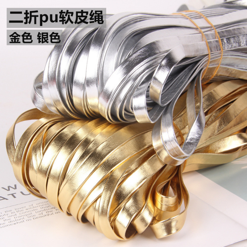 производитель кожаных полосок для сумок из PU кожи с золотыми и серебряными краями, готовых 14 февраля
