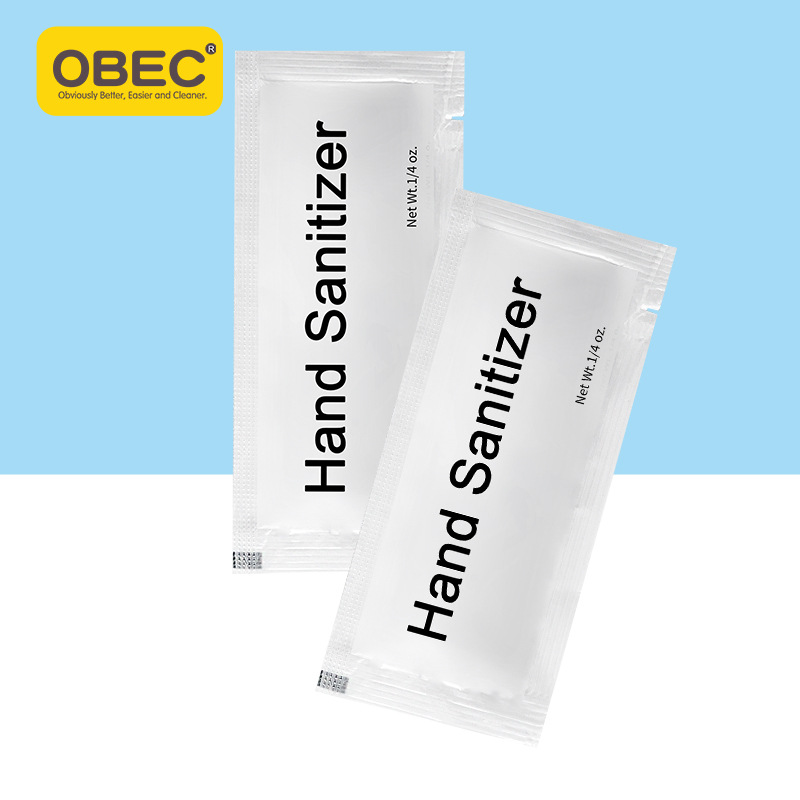English Version Neutral Small Bag Water-Free Hand Sanitizer Antibacterial Portable Disinfection Cleaning Disposable Hand Gel