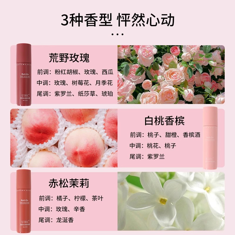 Light Fragrance Antiperspirant Deodorant for Men, Long-Lasting Underarm Deodorant Roll-On for Women