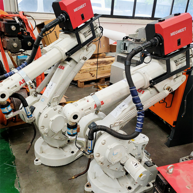 Used IRB1410 ABB robot load 5KG stroke 1.45m welding handling loading and unloading mechanical arm