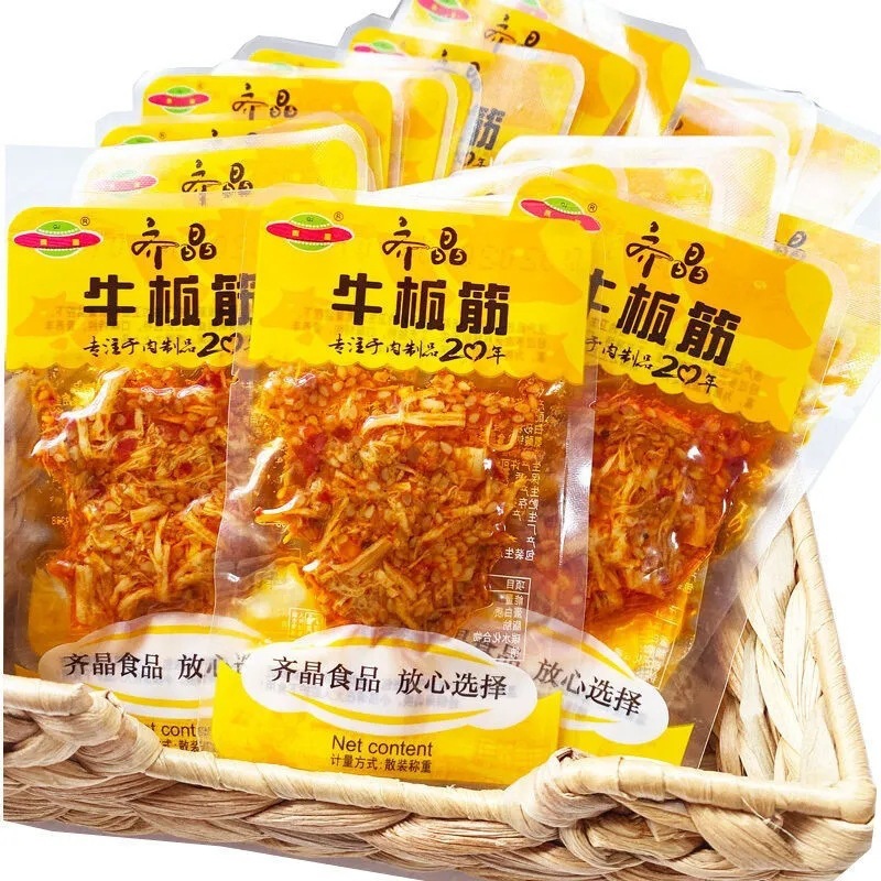 Говяжий сухожилие малый пакет острые закуски Хунань
