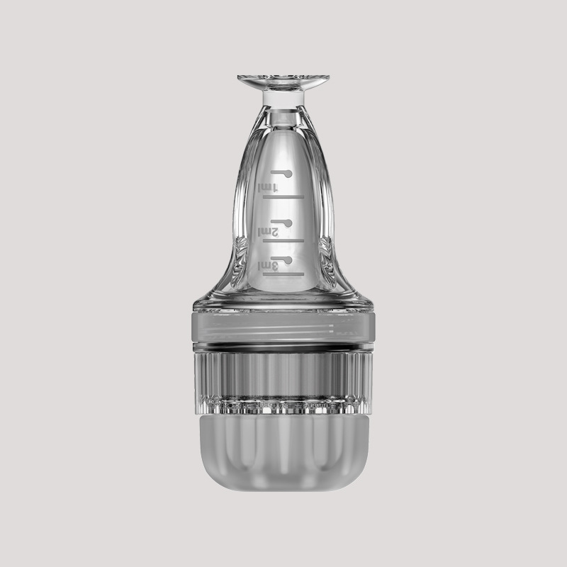 Kneading Le Simple Scalp Medicine Warmer Mino Ball Guide Comb Essence Oil Transparent Hair Reagent Massager