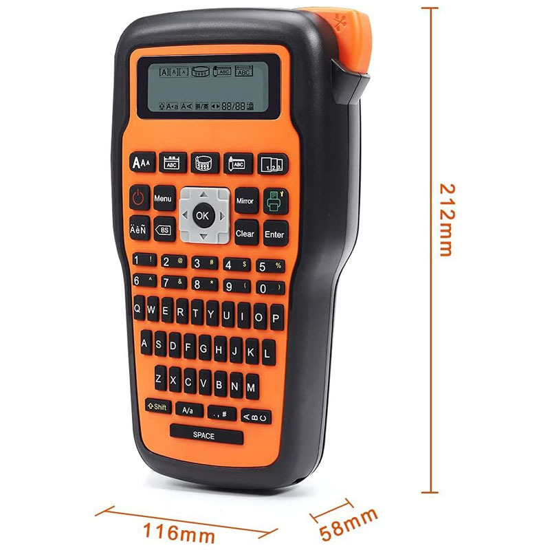 E1000 Commercial Label Printer Cross-Border Thermal Transfer Inkless Portable Handheld Label Ribbon Printer Wholesale