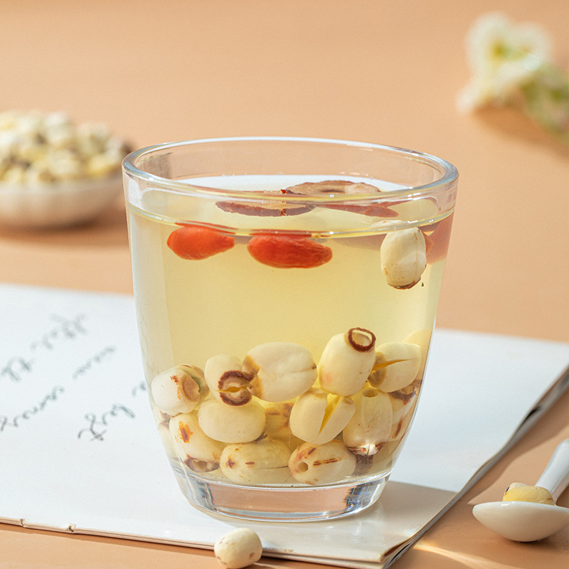 Anhui Zishantang Authentic Xiangtan Core-Free White Lotus Seeds 500g Bottled Oem Supports Oem Customization and Dropshipping