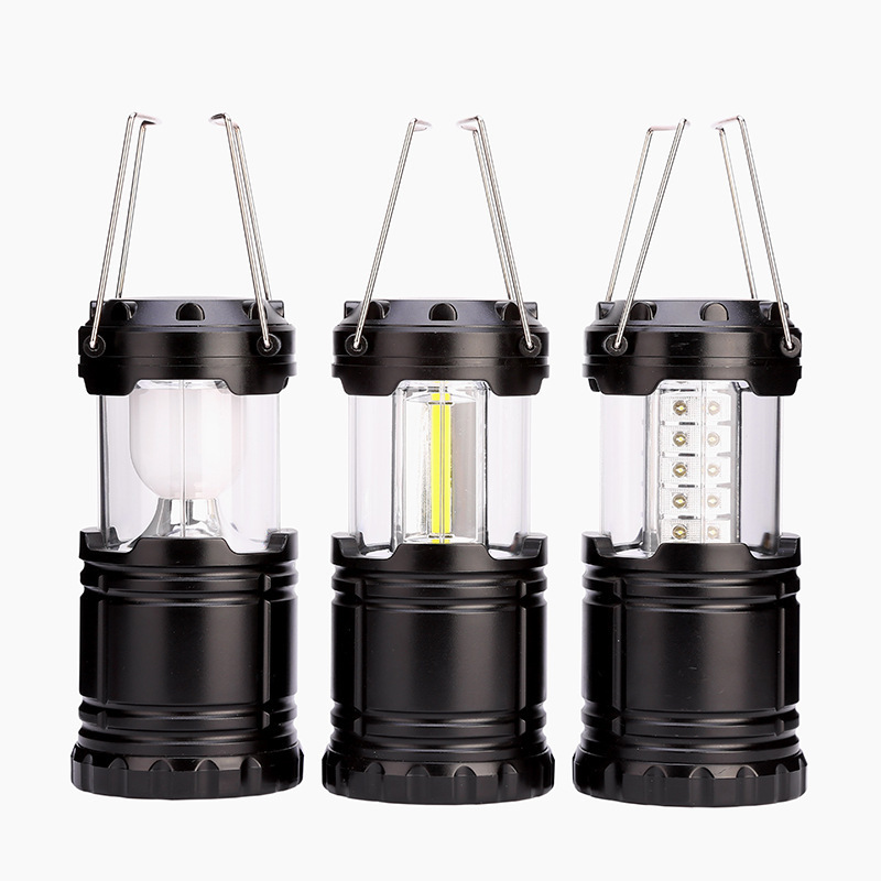 Outdoor camping lantern creative telescopic convenient camping lamp portable tent lamp factory direct emergency lamp
