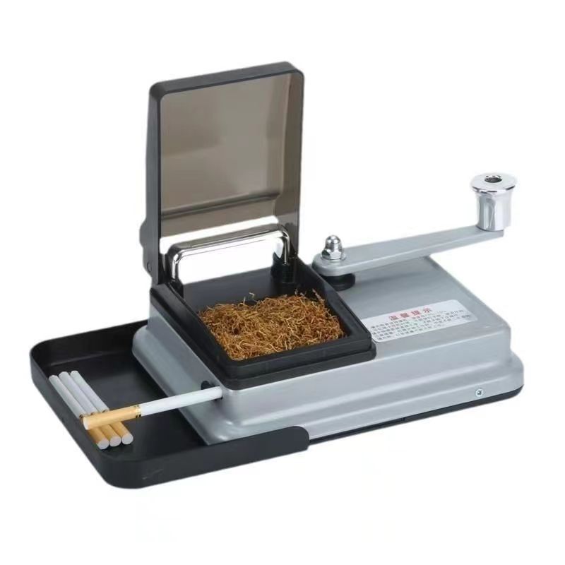 Cigarette maker in stock straight hair new personality flip silver 65 80 cigarette maker