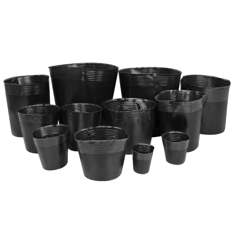 Home Gardening Planting Plastic Special-Shaped Nutrient Pots Black Seedling Pots Disposable Garden Flower Nutrient Cups Bonsai
