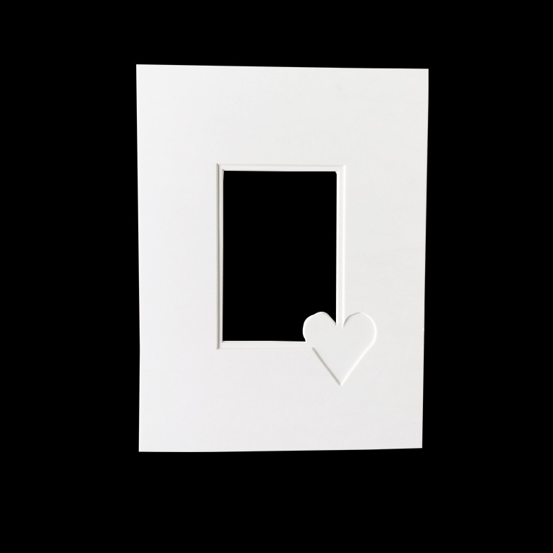 Special-shaped photo frame cardboard making any size to open photo frame cardboard lining cardboard DIY graphic making