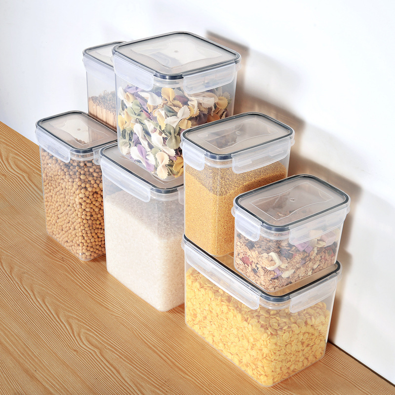 Kitchen storage and finishing plastic sealed box food storage fresh-keeping box multi-specification silicone sealed fresh-keeping box