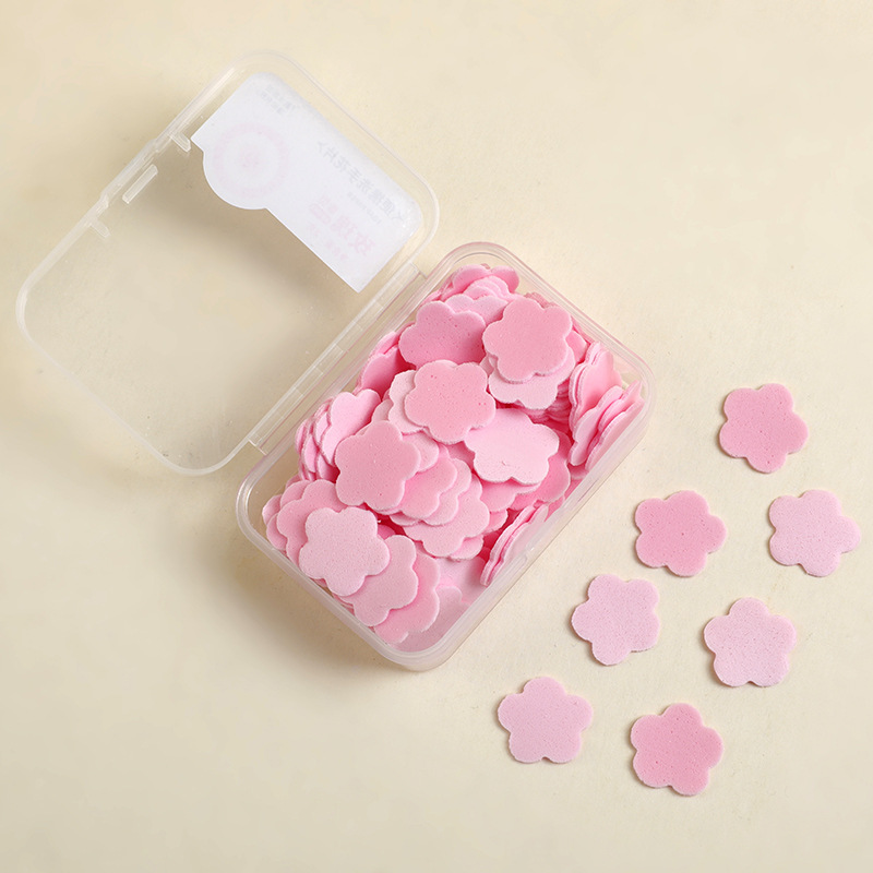 Portable Hand Soap Paper Soap Paper for Students and Kidsren Disposable Travel Mini Petal Soap Flakes Box