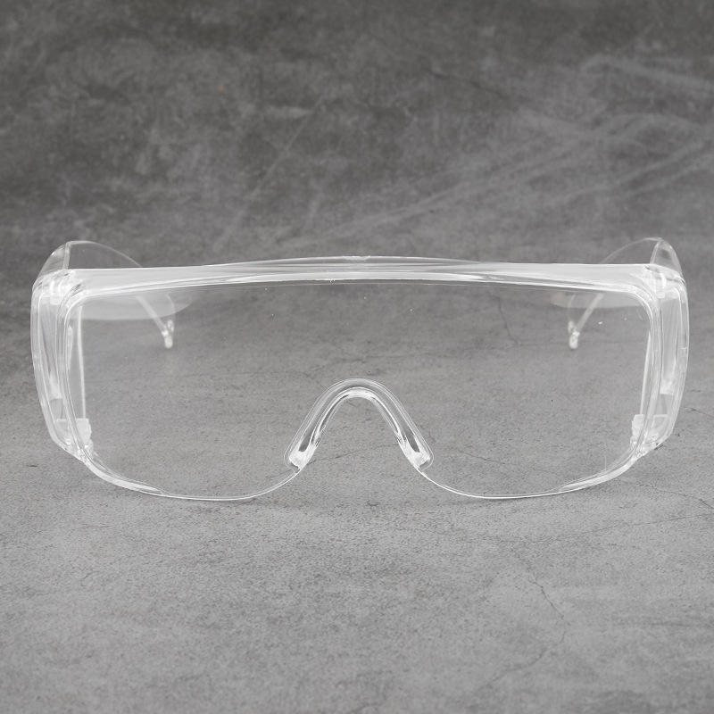 Large frame protective glasses PC anti-splash water splash festival goggles dustproof and sandproof laboratory glasses wholesale