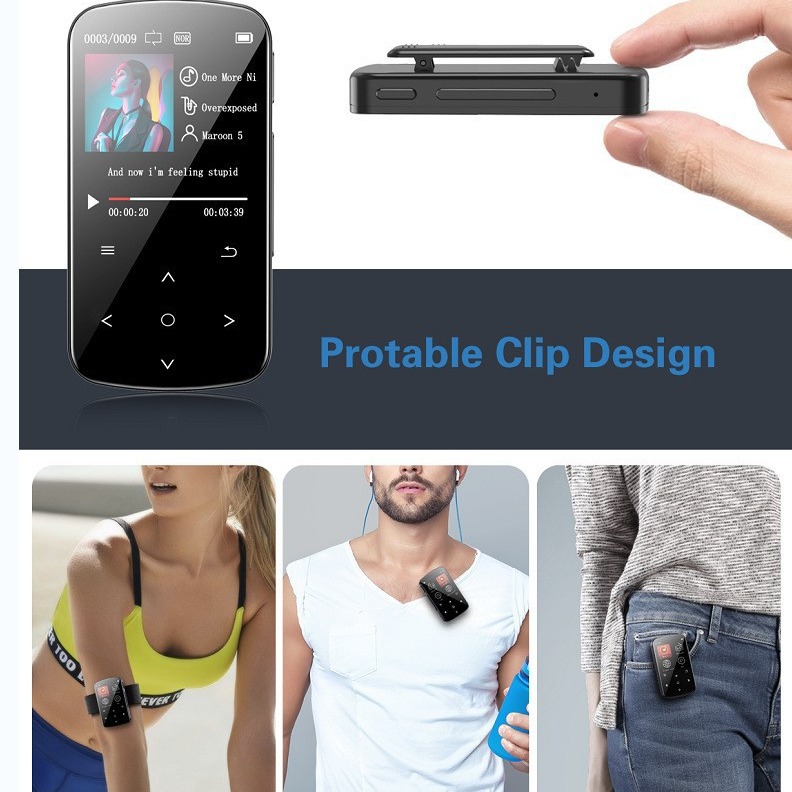 32GB HD screen cross-border explosion portable sports style mp3 music player mp4 ultra-thin students