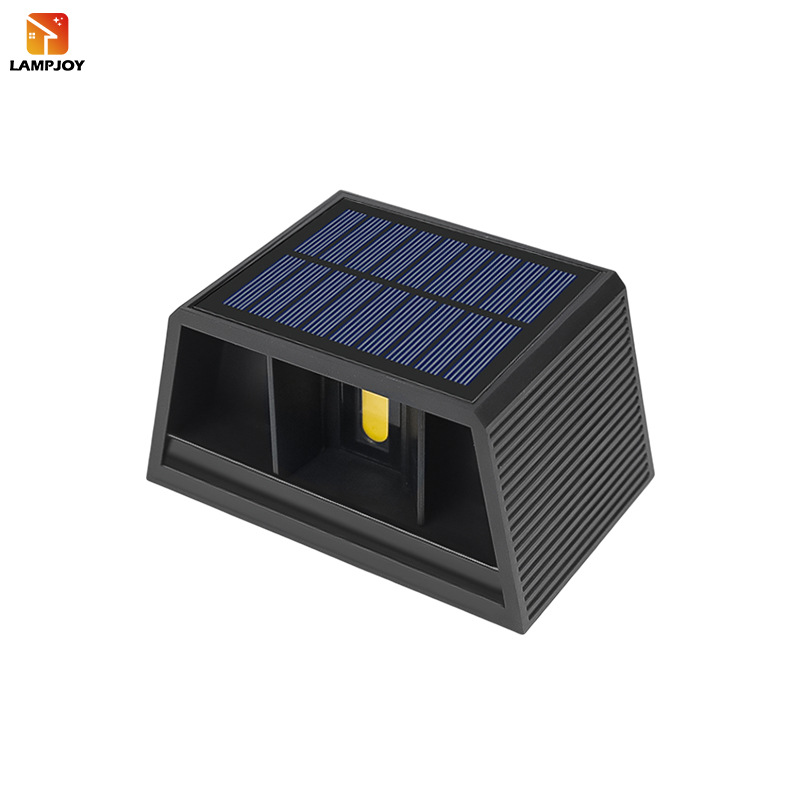 Cross-border new outdoor wall lamp courtyard landscape decorative lamp garden wall washing lamp waterproof solar atmosphere lamp