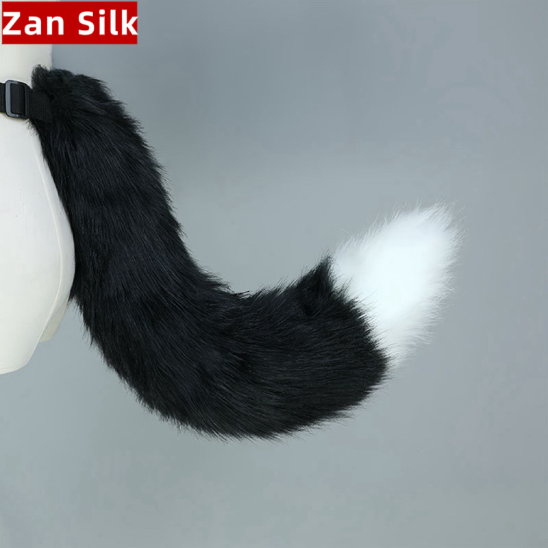 Ручной работы набор имитированных хвостов животных для косплея, аксессуары для комиксов, сексуальные аксессуары, плюшевая игрушка, хвост кошки