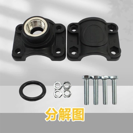 Universal PE steel inner wire increase interface Haff section emergency repair tee quick connector water distribution thread saddle plastic pipe