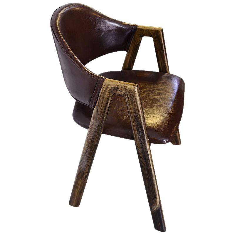 Retro Bar Western Restaurant Card Seat Sofa Snack Dessert Milk Tea Shop Fast Food Nnoodle Shop Cafe Table and Chair Combination