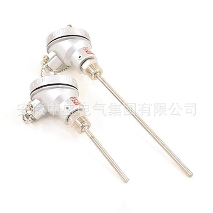 Wear-Resistant Thermal Resistance Wzpn2-230K-B Pt100 M27*2 Plug-In Depth 380mm Double Core Wear-Resistant