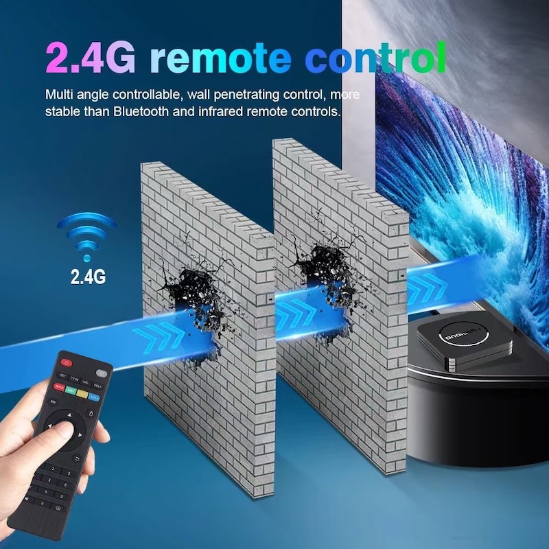 Q3 foreign trade box network set-top box Android 14.0 HD TV 4K network player AndroidTVBOX