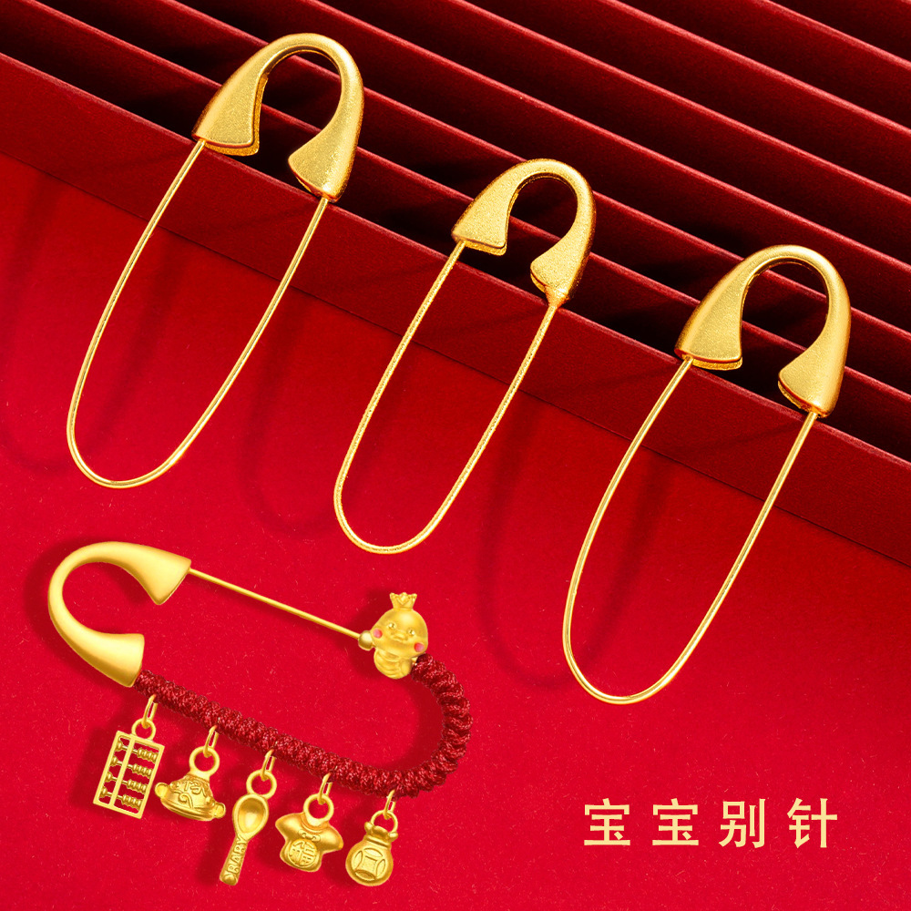 Сплав, ювелирная брошка в стиле древнего песка, безопасная брошка для беременных и детей, сохраняющая цвет