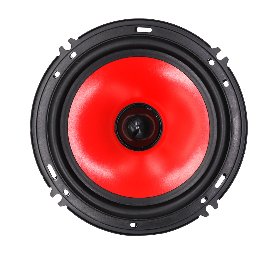 6.5-inch car audio speaker 2021 New Red foreign trade front door bass speaker 4 Ohm 90W