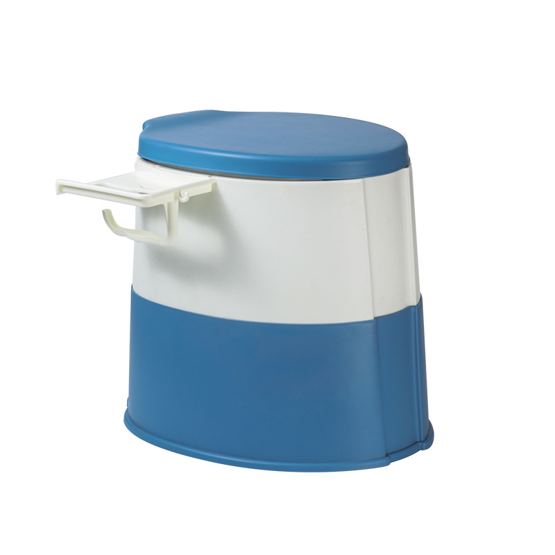 Mobile Toilet Seat for Adults, Simple and Portable Toilet Chair for the Elderly to Get up at Night with Cover