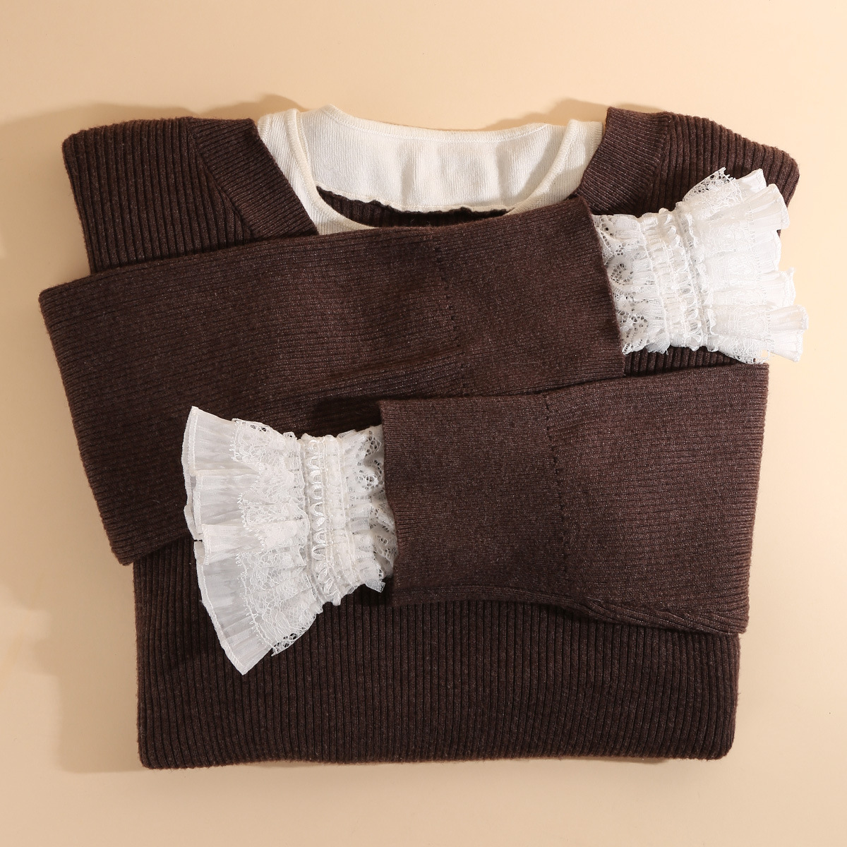 Fake Sleeves, Long Lace Fake Sleeves, Sweet Lace Bell Sleeves, Extended Korean-Style High-End Cuffs Wholesale