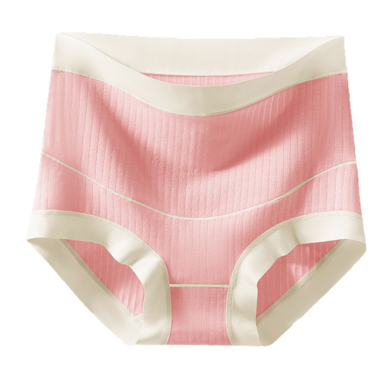 Maternity High-Waisted Underwear for Women in Early, Middle and Late Pregnancy, Postpartum Seamless High-Waisted Pure Cotton Seamless Large Size Underwear for Women