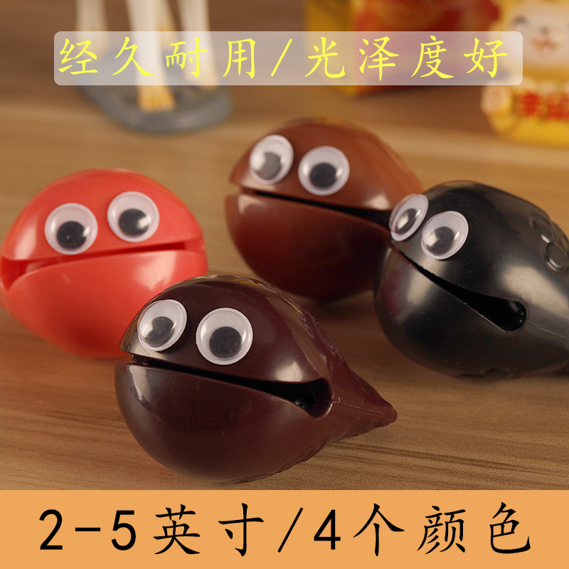 Knock Small Wooden Fish Resin Wooden Fish Decompression Artifact Office Office Meditation Knock Musical Instrument Non-Solid Wood Ornaments