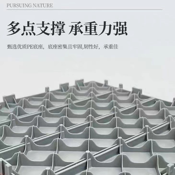 Outdoor Plastic Flooring Self-Paving Balcony Terrace Wooden Flooring Courtyard Garden Renovation Self-Laying Wood-Plastic Flooring Factory