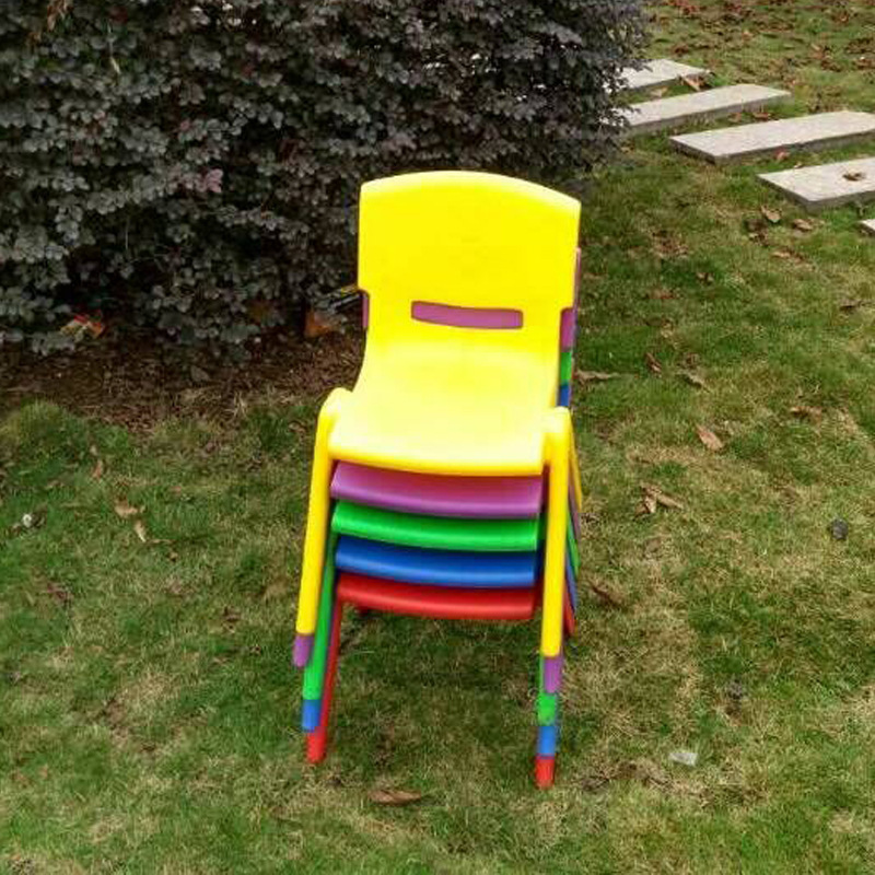 Thickened Bench Children's Chair Kindergarten Backrest Chair Baby Dining Chair Plastic Small Chair Household Small Stool Non-Slip